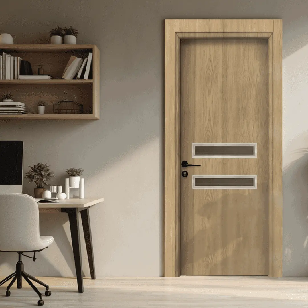 frame glass door alm plus